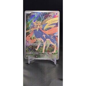 Zacian 100/094 Illustration Rare Pokemon Card PFL Phantasmal Flames